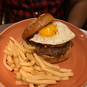 hamburguesa a la caballo