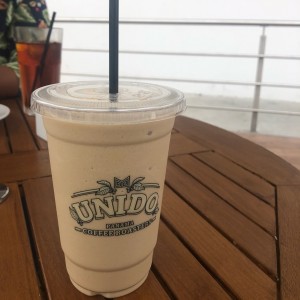 frappe de chocolate blanco