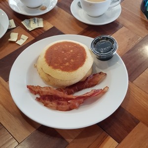 Pancake con bacon