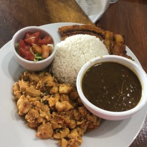 Trocitos de Pollo -Menu Ejecutivo