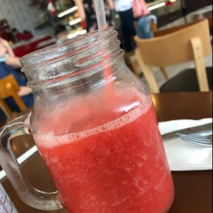 jugo de fresa