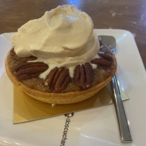 Postres - Pecan pie con helado