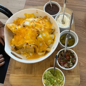 Nachos con queso