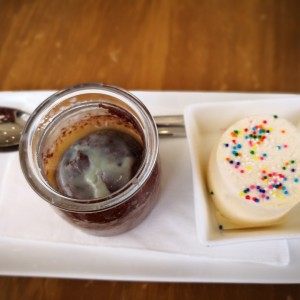 volcan de chocolate con helado