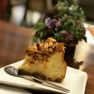 Cheesecake de dulce de leche