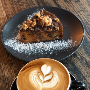 best combination: cappuccino & carrot cake