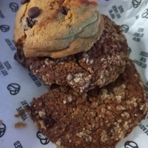 galletas de chocochip y avena 