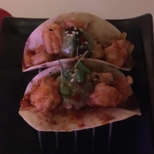 TACOS SUAVES DE CAMARONES