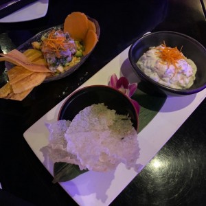 CEVICHE DE MERO EN LECHE DE COCO