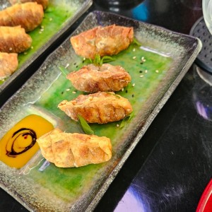 gyozas de camarones 