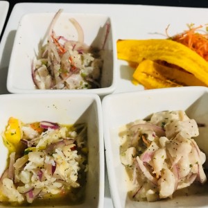 Degustacion de ceviches 