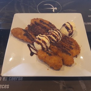 Banana tempura