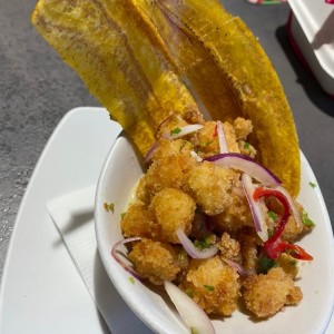 Ceviche Frito de Langostino