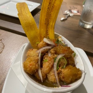 Ceviche Frito de Langostino