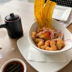 Ceviche Frito de Corvina