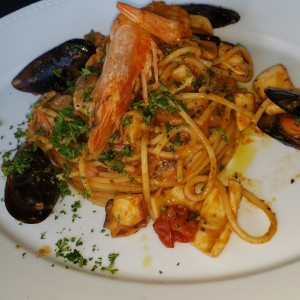 Pasta de mariscos 