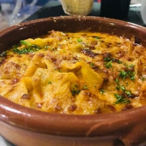 Tortelini gratinado