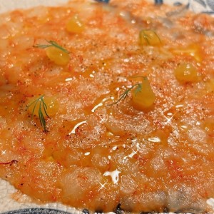 Carpaccio de gambas 