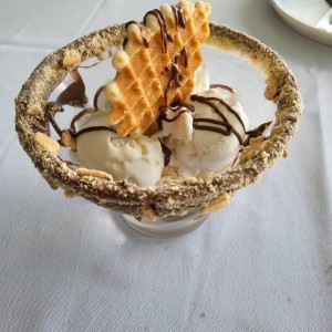 Helado de vainilla