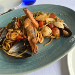 Pasta con mariscos