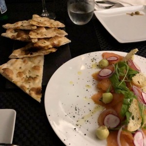 Carpaccio de salmon 