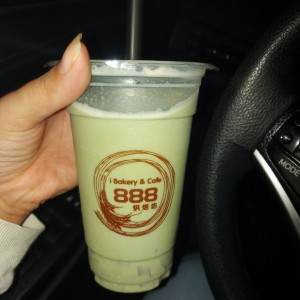 Matcha Milk Tea con Jelly coco