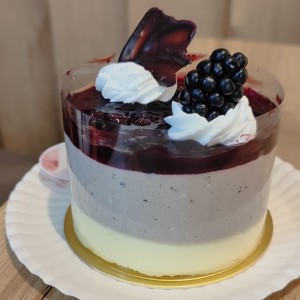 Postres - Mousse de blueberry