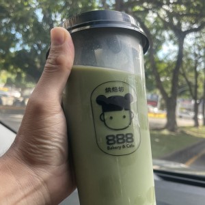 Bubble tea matcha 