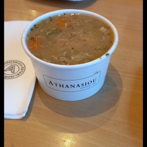 sopa de pollo