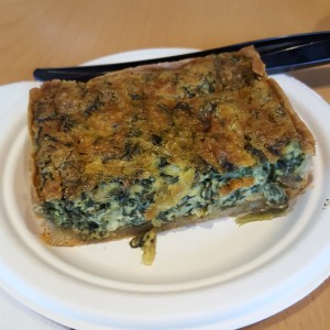 quiche de espinaca