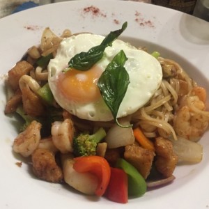 Pad Kee Mao de Mariscos