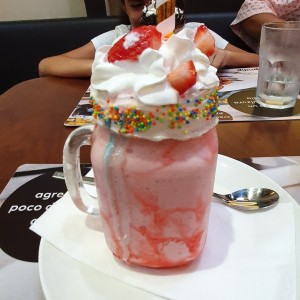 Milkshake de fresa