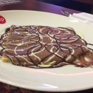 Triple Chocolate Crepe