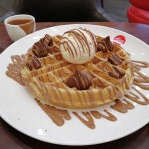 chocolate waffle