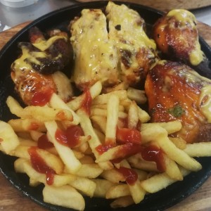 pollo con papas