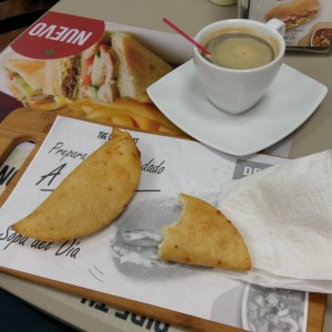 Empanada de queso.