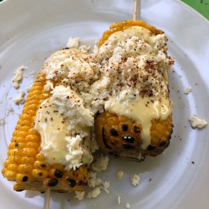 Elotes a la parrilla