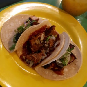 Tacos Tropicales - Panza Agridulce - Birria de Res - Panza