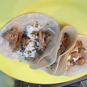 Taco de pollo pistolero