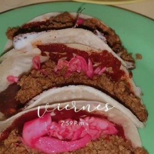 Tacos de chorizo