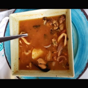 sopa de mariscos