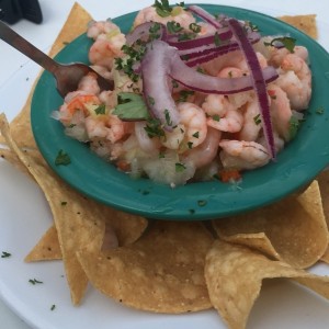 ceviche de camarones