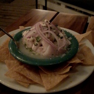 ceviche de Corvina 