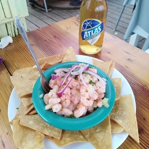 Ceviche de camarones