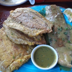 filete con salsa de curry y coco