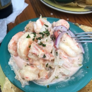 ceviche de camarones