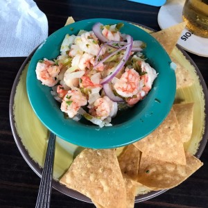 Cebiche de camarones