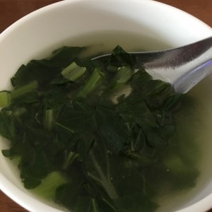 sopa de hoja se mostaza