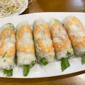 Rollos Frescos - Con Camarones