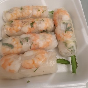 rollos de camarones